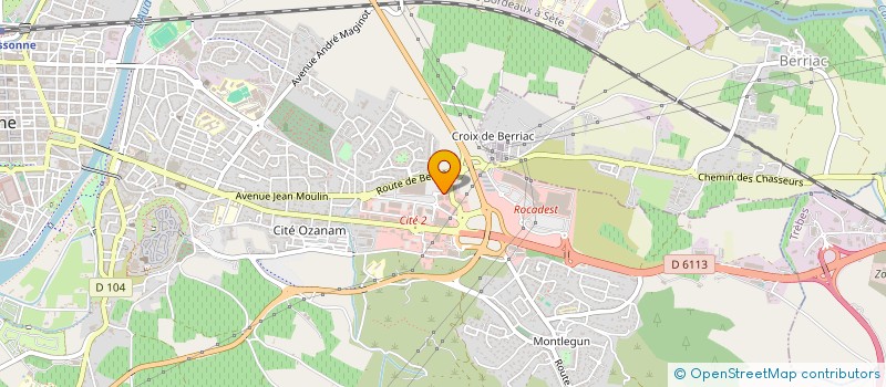 localisation de l'entreprise LITERIE DU LANGUEDOC à CARCASSONNE