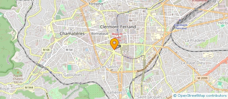 localisation de l'entreprise LITERIE IDEALE CLERMONTOISE  CLERMONT-FERRAND