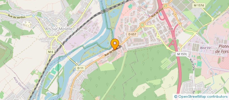 localisation de l'entreprise LITERIE LITOFLEX  JOUY-AUX-ARCHES