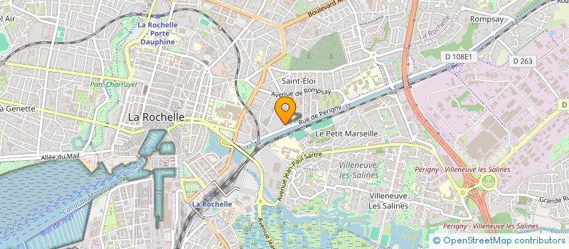 localisation de l'entreprise LITERIE NOUVELLE SARL à LA ROCHELLE