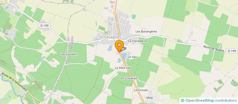 localisation de l'entreprise LITEX à MONTREUIL-JUIGNE