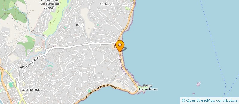 localisation de l'entreprise LITHAN à SAINTE-MAXIME