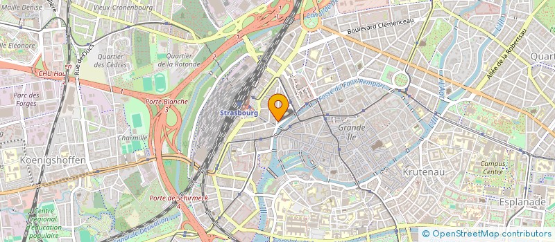 localisation de l'entreprise LITHEA SARL à STRASBOURG