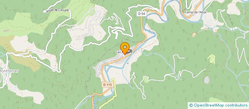 localisation de l'entreprise LITHO-GAIA  ARLES-SUR-TECH