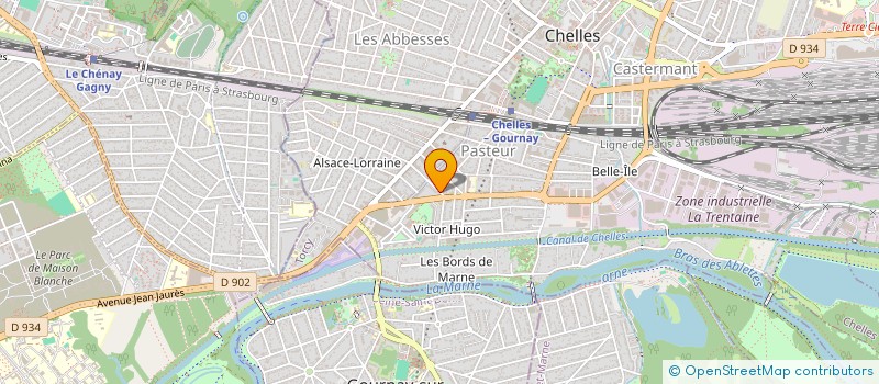 localisation de l'entreprise LITHONEXT IMMOBILIER 1  CHELLES