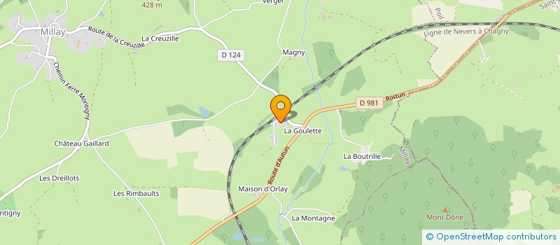 localisation de l'entreprise LITHOPRESS à LUZY