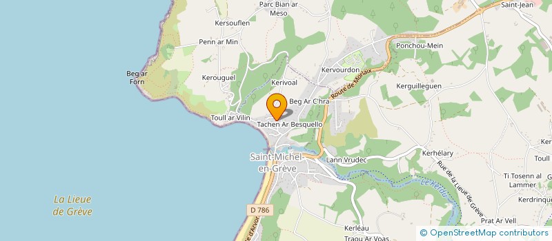 localisation de l'entreprise LITHOPS  SAINT-MICHEL-EN-GREVE