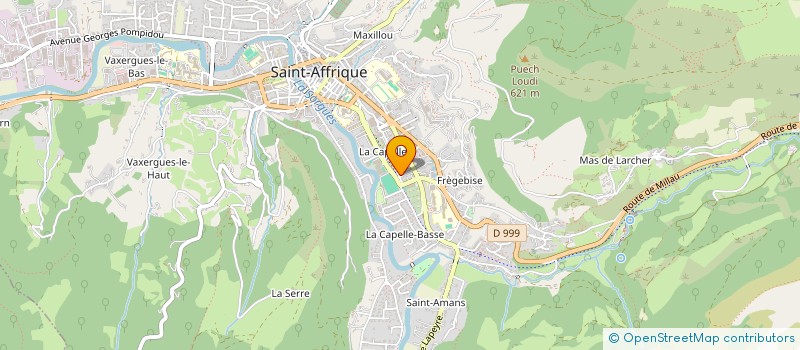 localisation de l'entreprise LITHOPS  SAINT-AFFRIQUE