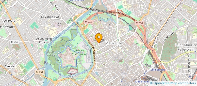 localisation de l'entreprise LITHOSPHERE  LILLE