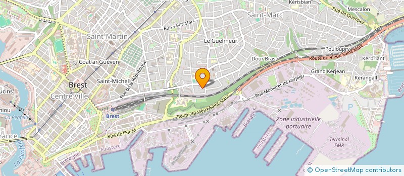 localisation de l'entreprise LITIRY  BREST