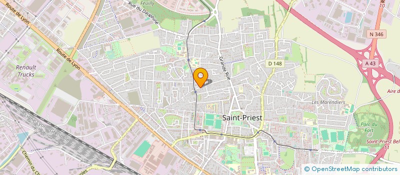 localisation de l'entreprise LITIS EXPERTISE BATIMENT  SAINT-PRIEST