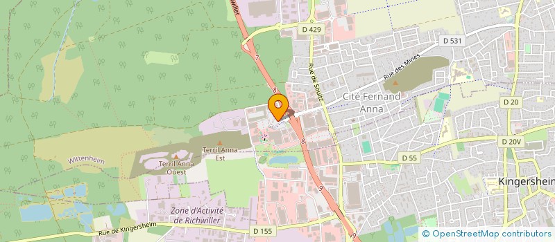 localisation de l'entreprise LITL FRENCHY  WITTENHEIM