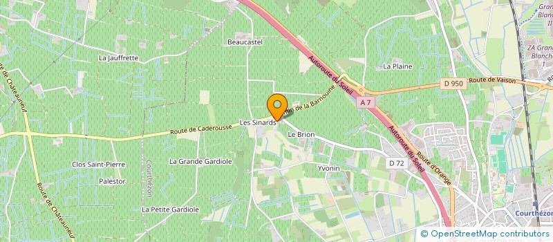 localisation de l'entreprise LITOMACINI  COURTHEZON