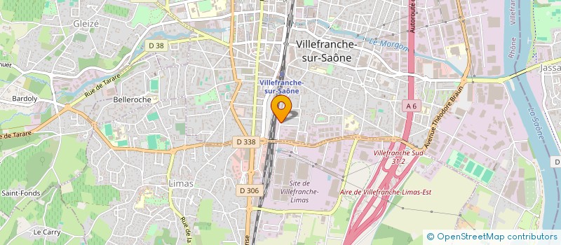 localisation de l'entreprise LITONDI à VILLEFRANCHE-SUR-SAONE
