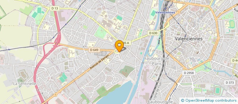 localisation de l'entreprise LITOPHE  VALENCIENNES