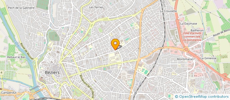 localisation de l'entreprise LITOREA  BEZIERS