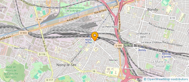 localisation de l'entreprise LITORIA à NOISY-LE-SEC