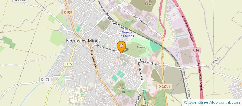 localisation de l'entreprise LITRI-NORD 2  NUX-LES-MINES