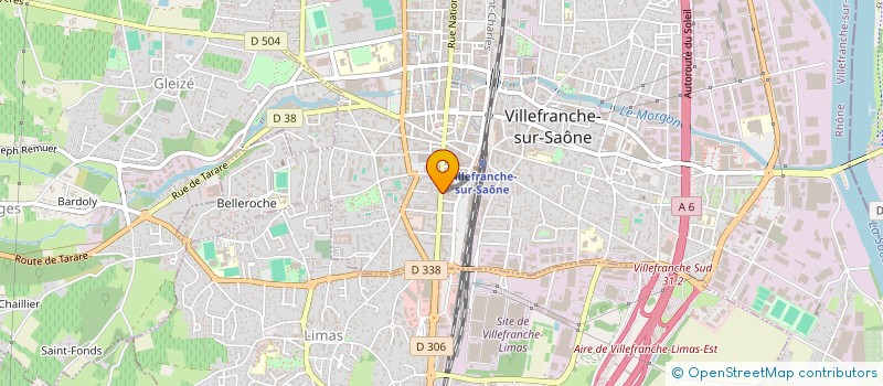 localisation de l'entreprise LITRIPROD à VILLEFRANCHE-SUR-SAONE