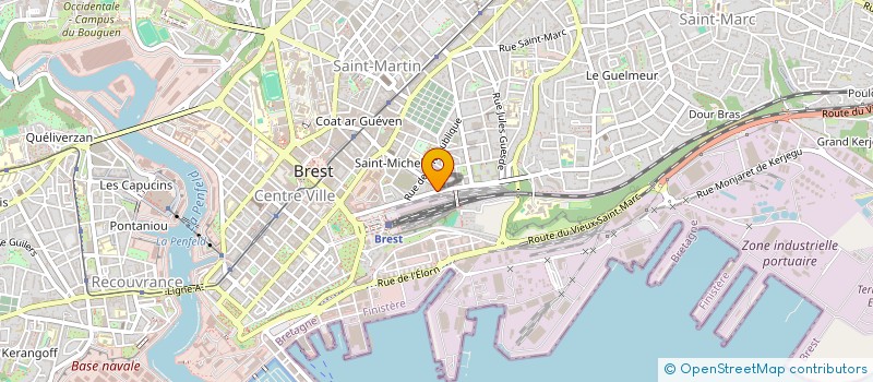localisation de l'entreprise LITTERALES à BREST