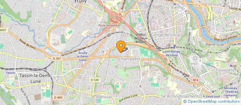 localisation de l'entreprise LITTEROUX  LYON