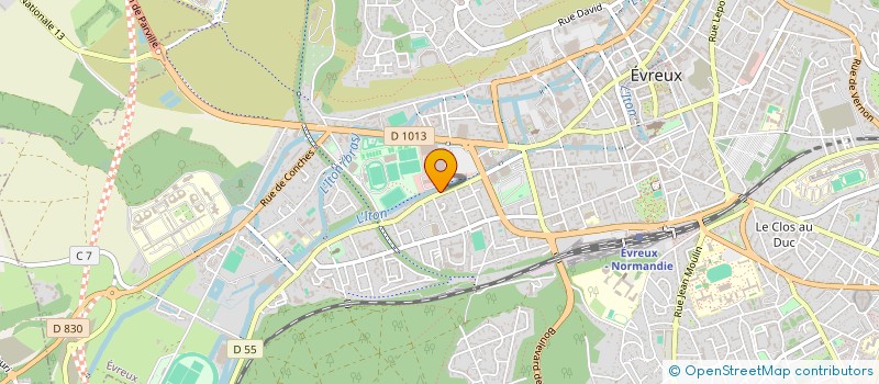 localisation de l'entreprise LITTLE BABY  EVREUX