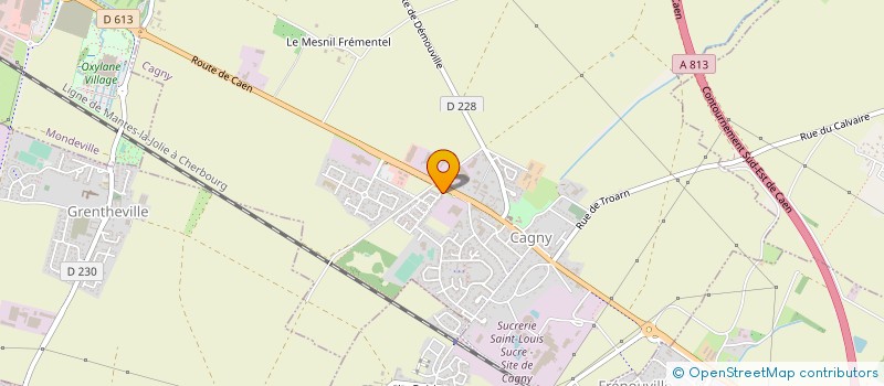 localisation de l'entreprise LITTLE BABY & CIE  MOULT-CHICHEBOVILLE