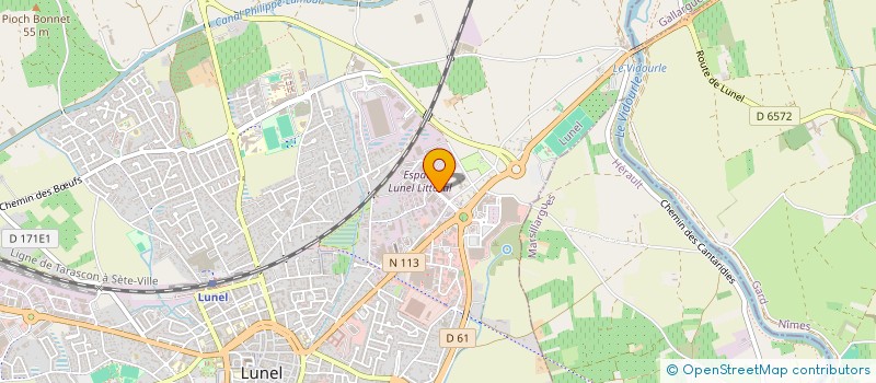 localisation de l'entreprise LITTLE BIG BIO  LUNEL