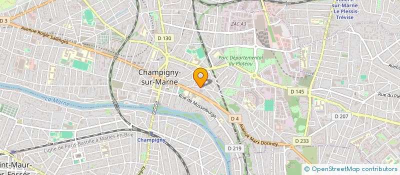 localisation de l'entreprise LITTLE BIG SONG à CHAMPIGNY-SUR-MARNE