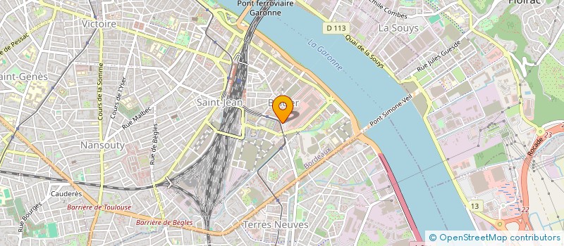 localisation de l'entreprise LITTLE BIG STUDIO à BORDEAUX