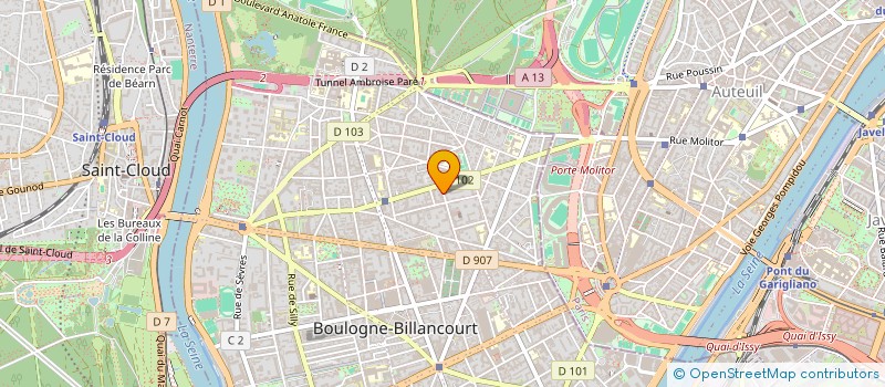 localisation de l'entreprise LITTLE BOX PRODUCTION à BOULOGNE-BILLANCOURT
