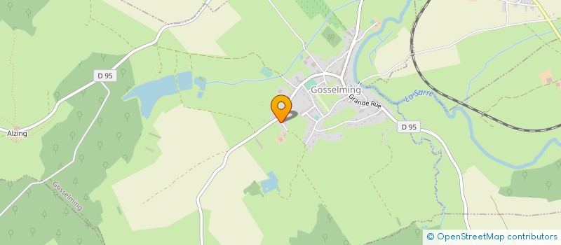 localisation de l'entreprise LITTLE CASSIS  GOSSELMING