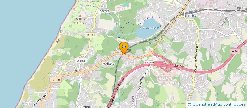 localisation de l'entreprise LITTLE CORPORATE  BIDART