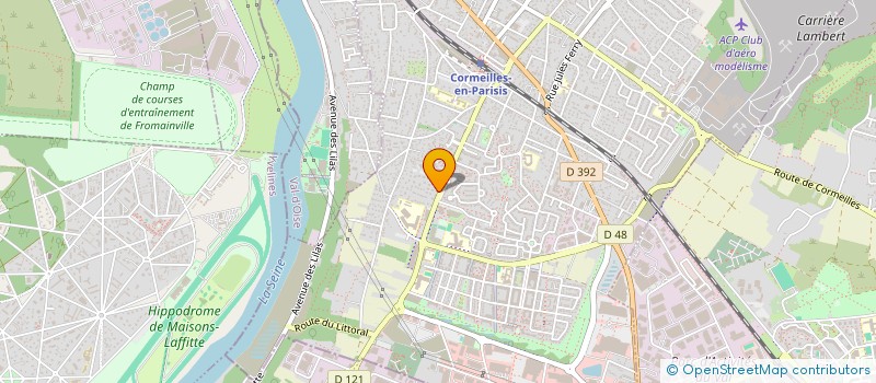 localisation de l'entreprise LITTLE CUBA à CORMEILLES-EN-PARISIS