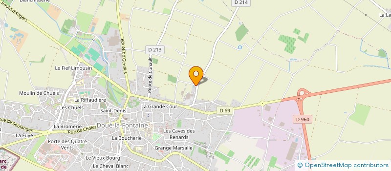 localisation de l'entreprise LITTLE DOGS  DOUE-EN-ANJOU