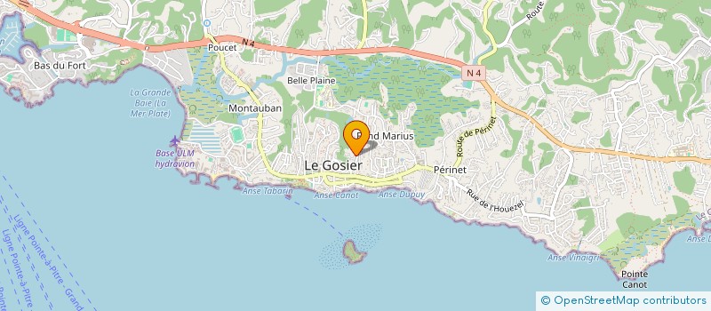 localisation de l'entreprise LITTLE DOUCE PATISSERIE  LE GOSIER