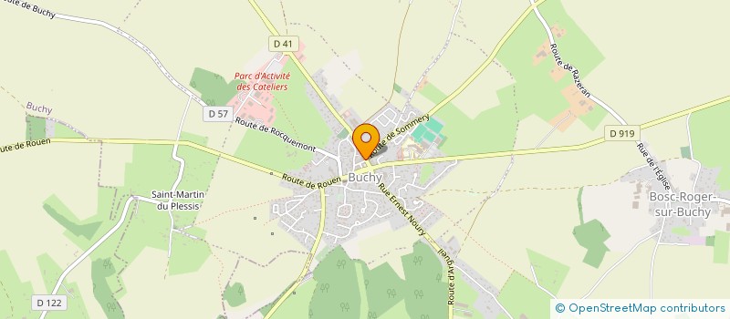 localisation de l'entreprise LITTLE GARDEN  BUCHY