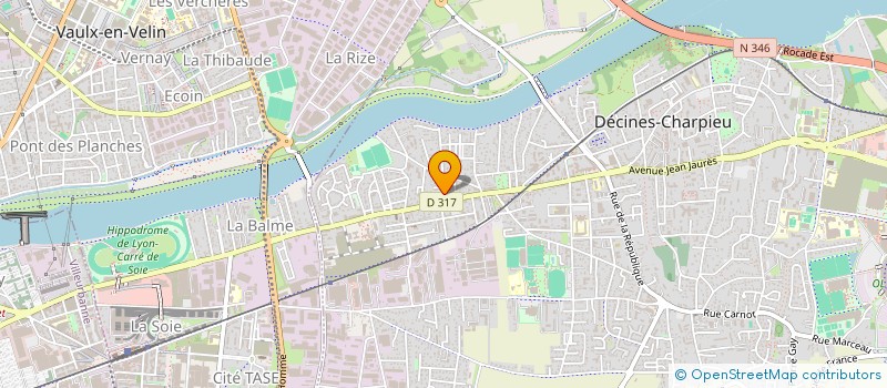 localisation de l'entreprise LITTLE GEEK à DECINES-CHARPIEU