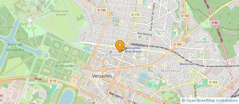 localisation de l'entreprise LITTLE ITALIE à VERSAILLES