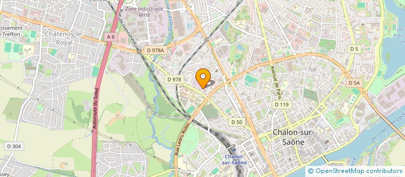 localisation de l'entreprise LITTLE ITALY à CHALON-SUR-SAONE