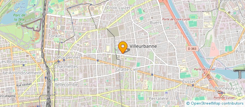 localisation de l'entreprise LITTLE KUNU  VILLEURBANNE