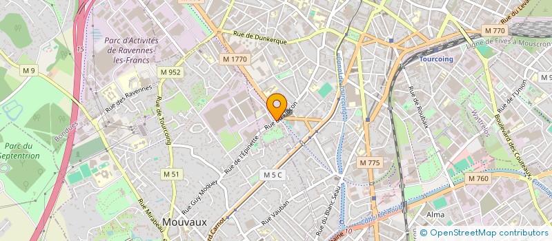 localisation de l'entreprise LITTLE ORGANDI à TOURCOING