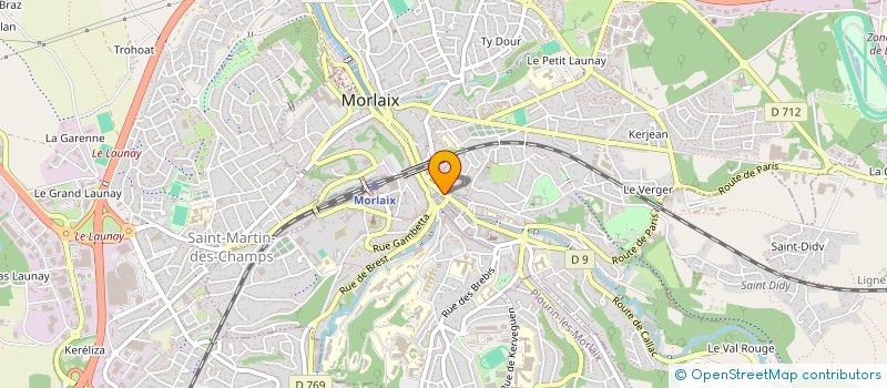 localisation de l'entreprise LITTLE PAGAILLE à MORLAIX