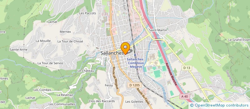localisation de l'entreprise LITTLE PUB à SALLANCHES