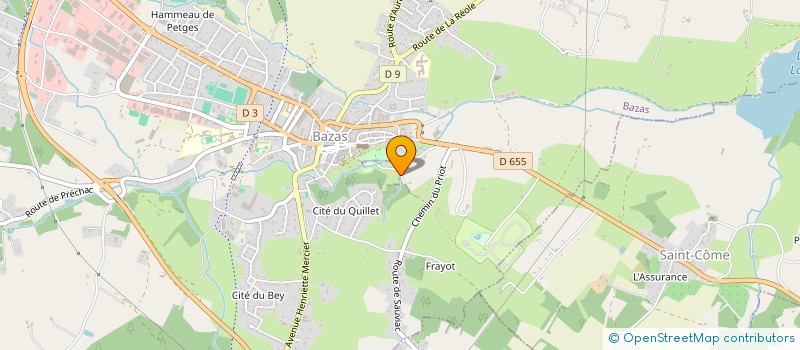 localisation de l'entreprise LITTLE ROCK CONSULTING  BAZAS