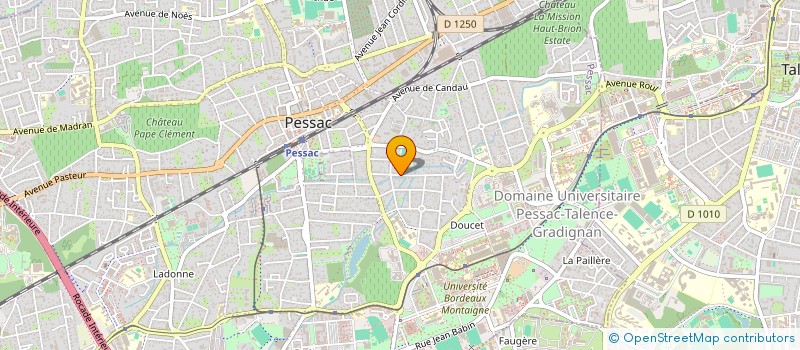 localisation de l'entreprise LITTLE THUNDER  PESSAC