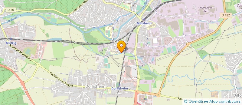 localisation de l'entreprise LITTLE TREES  MOLSHEIM