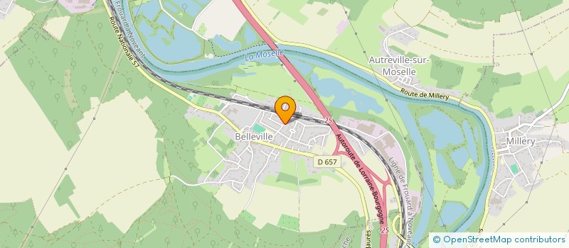 localisation de l'entreprise LITTLE WORK  BELLEVILLE