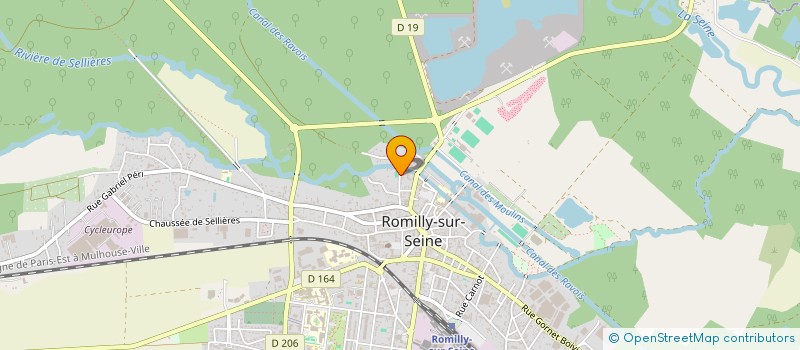 localisation de l'entreprise LITTLE WORLD  MAIZIERES-LA-GRANDE-PAROISSE