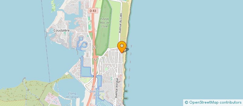 localisation de l'entreprise LITTORAL 24  LE BARCARES